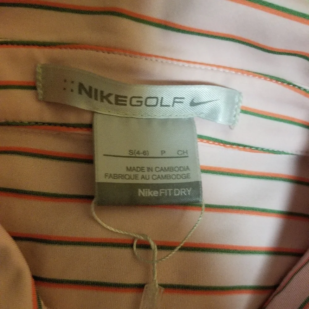Nike womens fit dry golf shirt